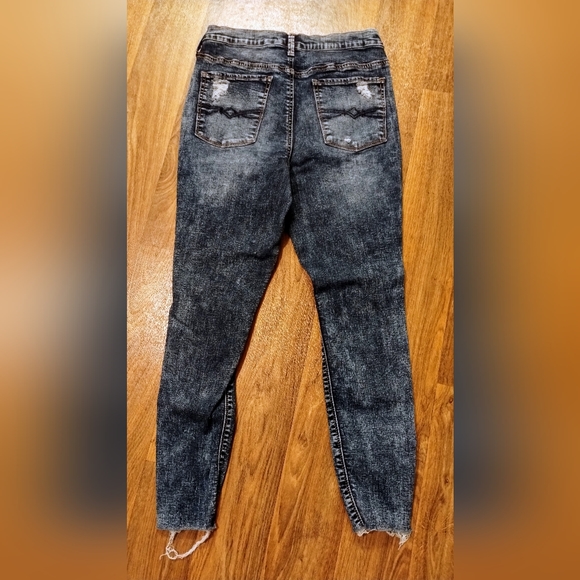 Mudd brand high rise ankle ripped jegging sz 11 FLX stretch - Picture 2 of 3